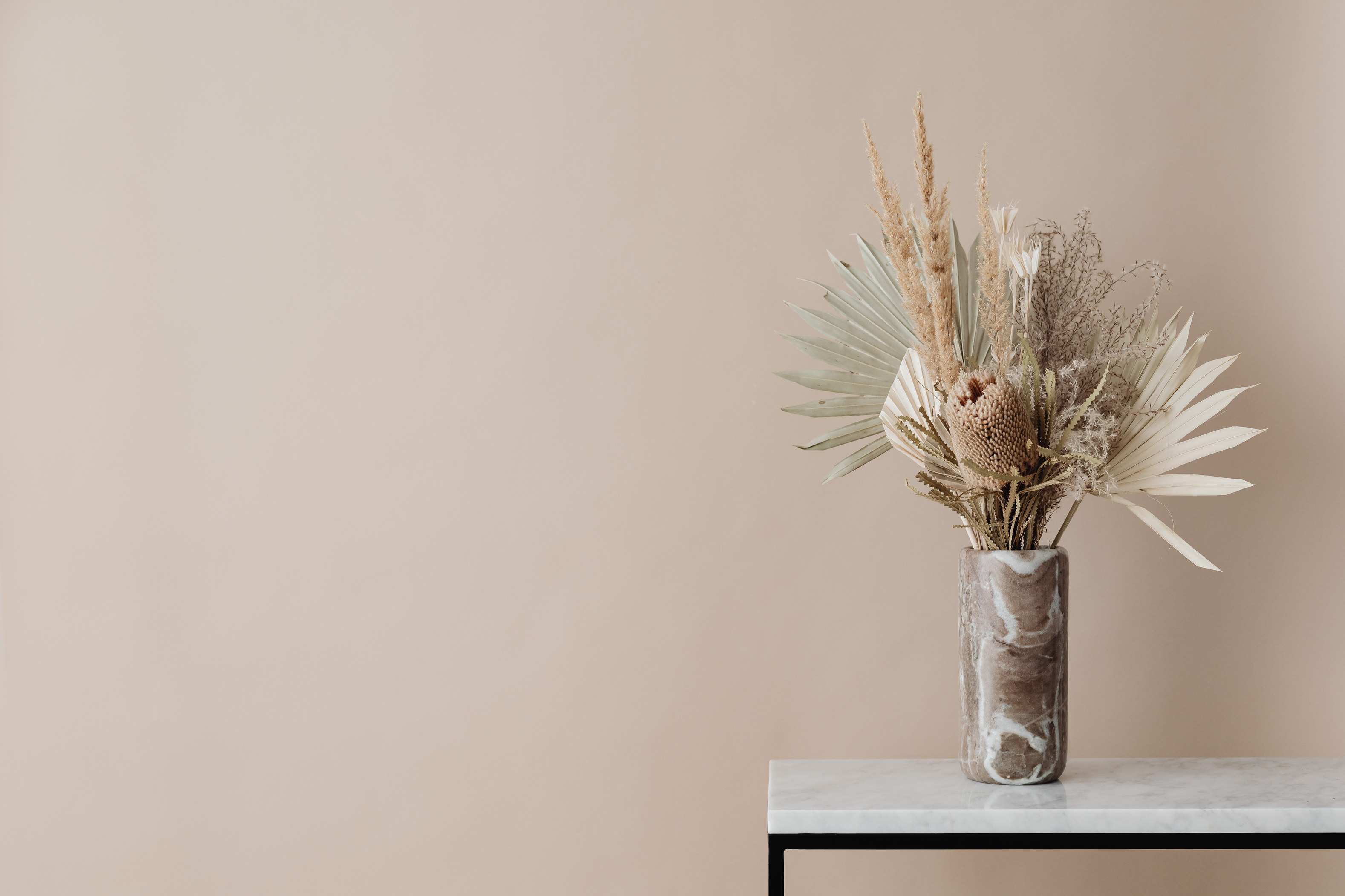 Plant in Vase on Table